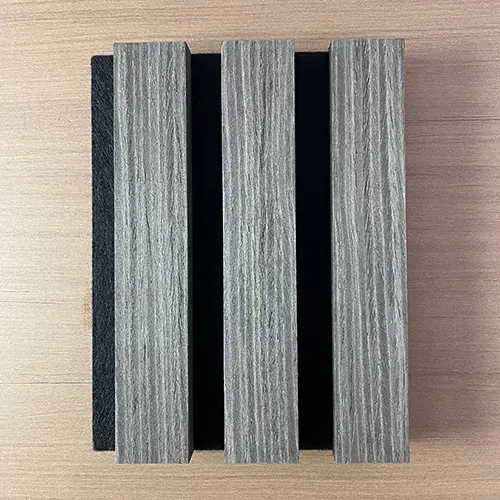 Pannelli murali acustici decorativi a doghe in legno per la riduzione del rumore interno
