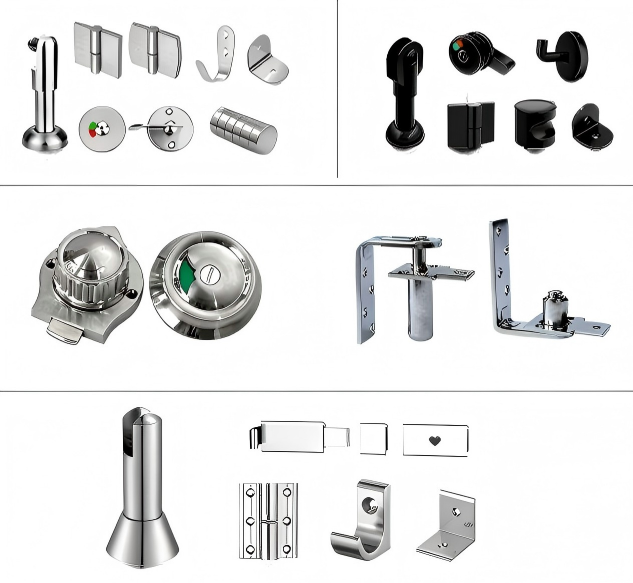 Hardware per partizione del bagno